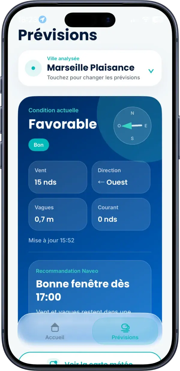 Naveo App Interface